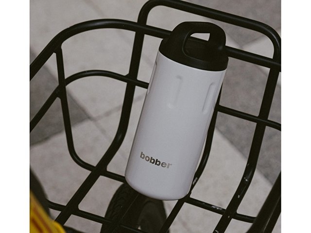 Вакуумный термос бытовой с керамическим покрытием, тм "bobber", 770 мл. Артикул Bottle-770 Sand Grey (серый)