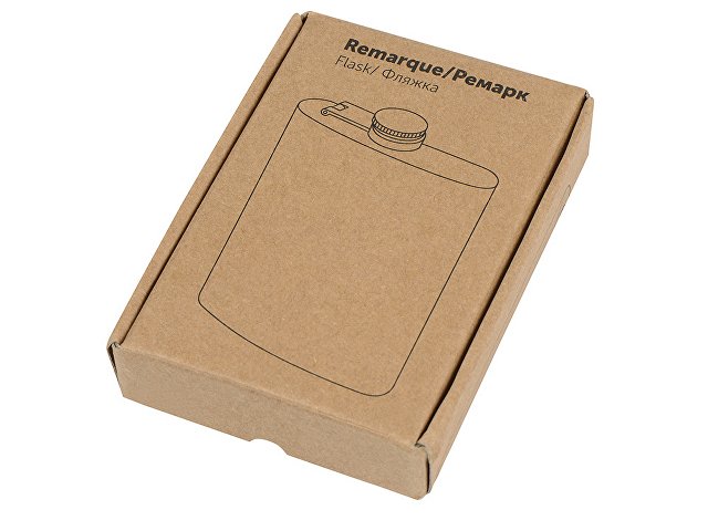 Фляжка 240 мл Remarque soft touch, 304 сталь, бургунди