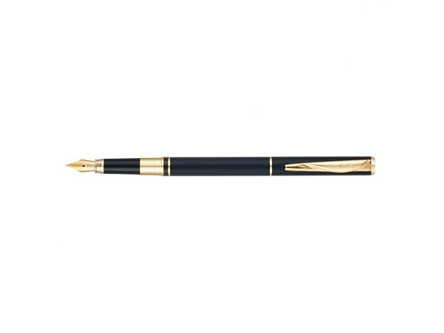 Ручка 2 в 1 шариковая и перьевая Pierre Cardin коллекция «2 в 1 | COMBI PEN». Корпус - латунь. Материал клипа - сталь. Цвет - черный. Упаковка Е