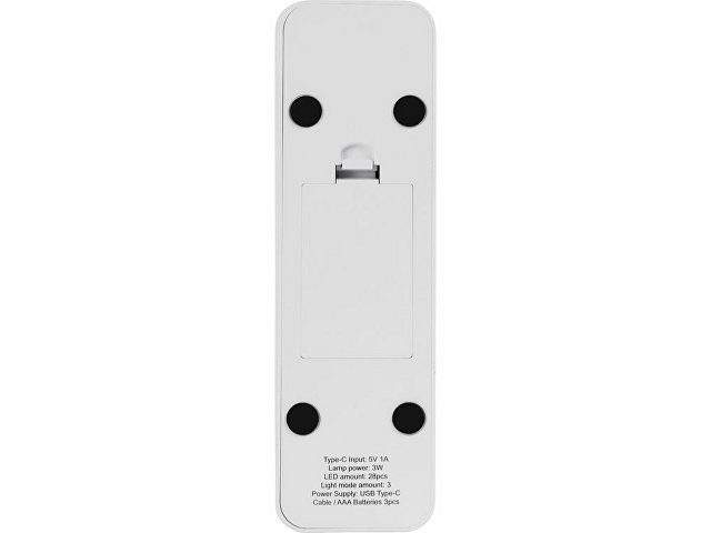 Складная настольная LED лампа "Stack N", 3 Вт, белый (Р)