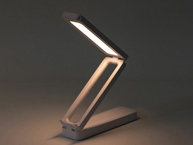 Складная настольная LED лампа "Stack N", 3 Вт, белый (Р)