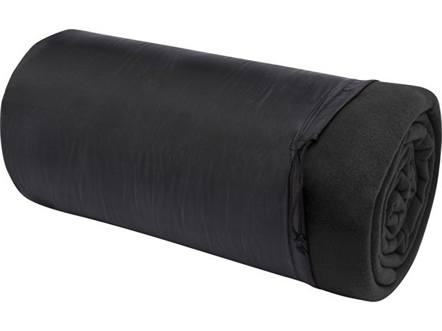 Huggy флисовое одеяло 220x250 см - сплошной черный