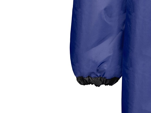 Дождевик «Bi-color» унисекс, синий классический/черный