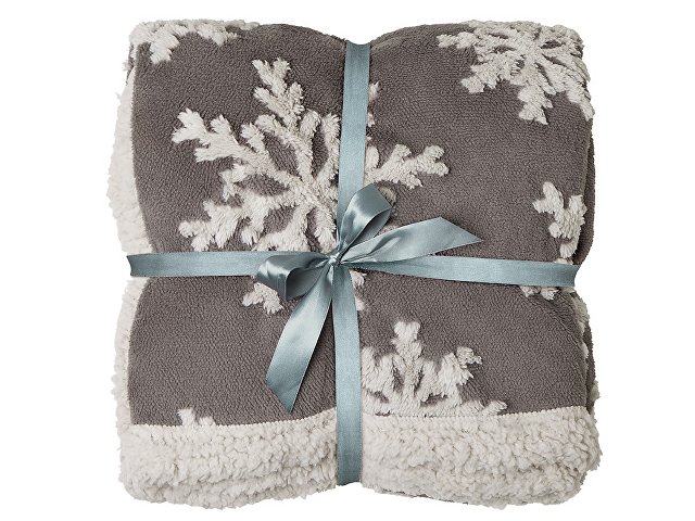 Плед Snowflake новогодний