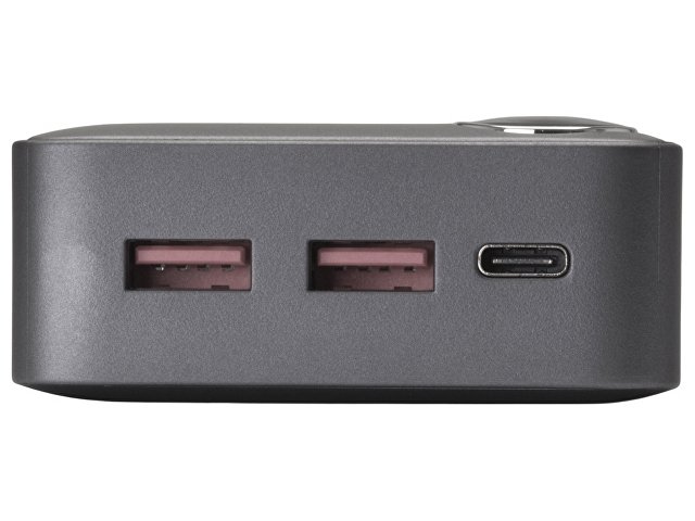 Внешний аккумулятор «Mild Pro» c быстрой зарядкой QC/PD, 20 000 mAh, серый (Р)