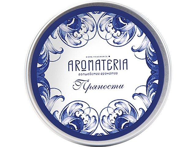 Набор: платок «Гжель» и свеча «Птица счастья»