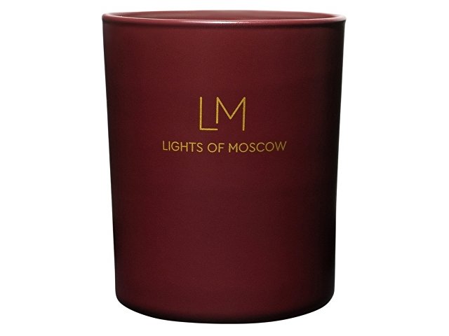 Ароматическая свеча в бордовом стакане Sunset, коллекция Exclusive, 250 мл