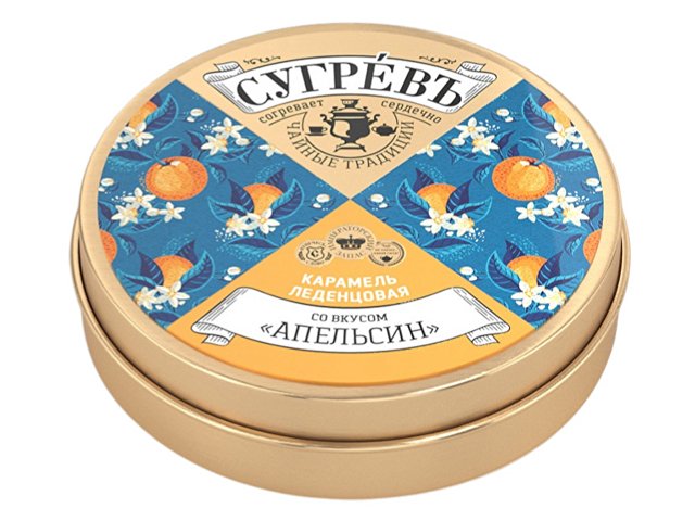 Ж/б монпансье СУГРЕВЪ апельсин