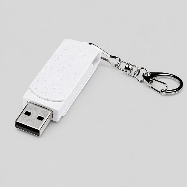 Флешка USB 2.0 Варуна на 32 ГБ, крапчатый белый