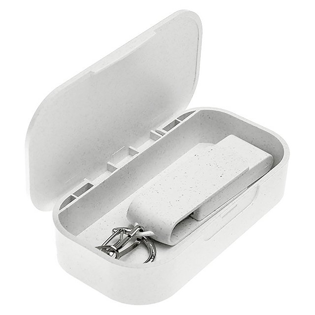 Флешка USB 2.0 Варуна на 64 ГБ, крапчатый белый