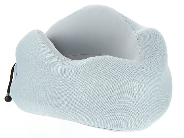 Подушка для путешествий с эффектом памяти Memo "Pillow PRO" M/L English Blue