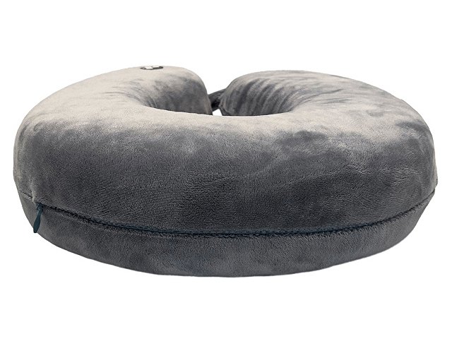 Подушка для путешествий с эффектом памяти Мемо "Drowsy" Grey