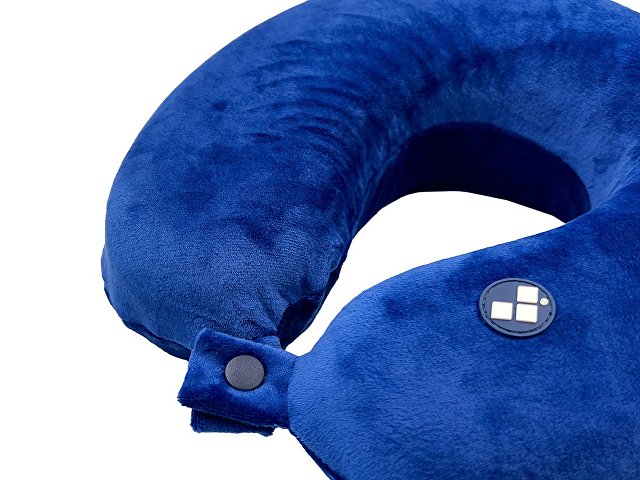Подушка для путешествий с эффектом памяти Мемо "Drowsy" Royal Blue