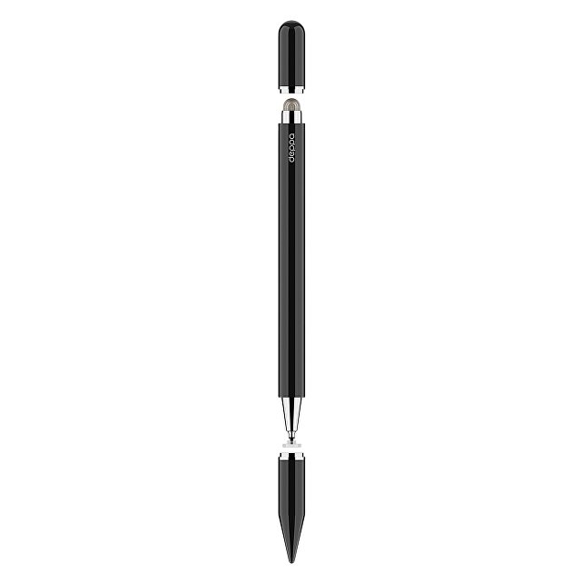 Стилус универсальный Pro Stick для планшетов и смартфонов, черный, Deppa