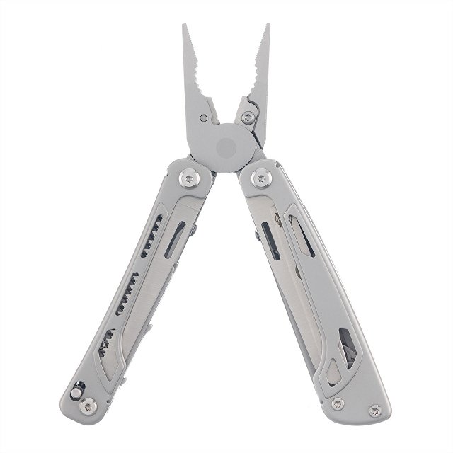 Мультитул Stinger, 106 х 43 мм, 19 функций, нержавеющая сталь, серебристый, в комплекте нейлоновый чехол, в картонной коробке