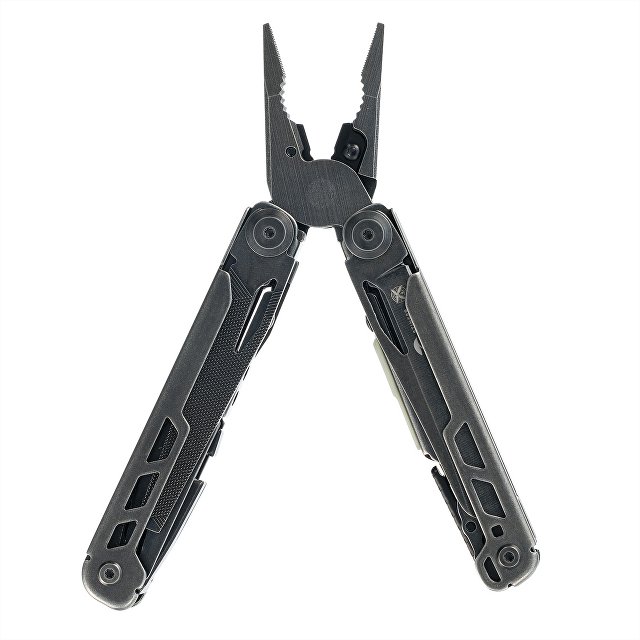 Мультитул Stinger, 116 х 25 мм, 16 функций, сталь, стоунвош, в картонной коробке, в комплекте нейлоновый чехол