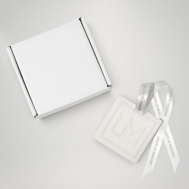 Ароматическое саше, султан: амбра, ваниль, пачули и роза, молочный (без лого LM)