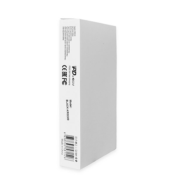 Внешний аккумулятор Kris soft touch, 10000mAh (Жёлтый)