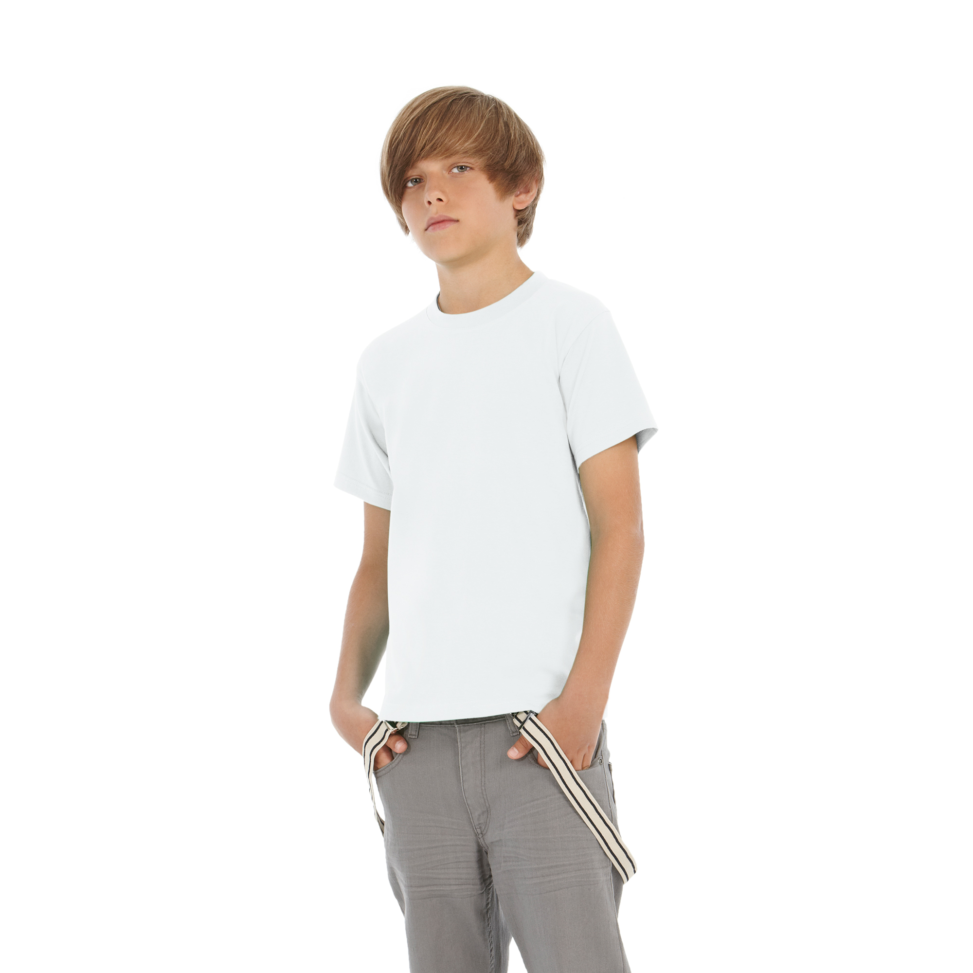 Футболка детская Exact 150/kids, белый, 5/6