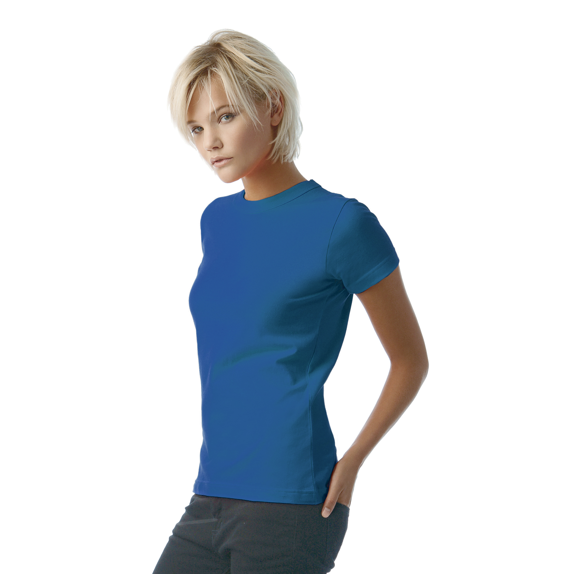 Футболка женская Exact 190/women, ярко-синий, S