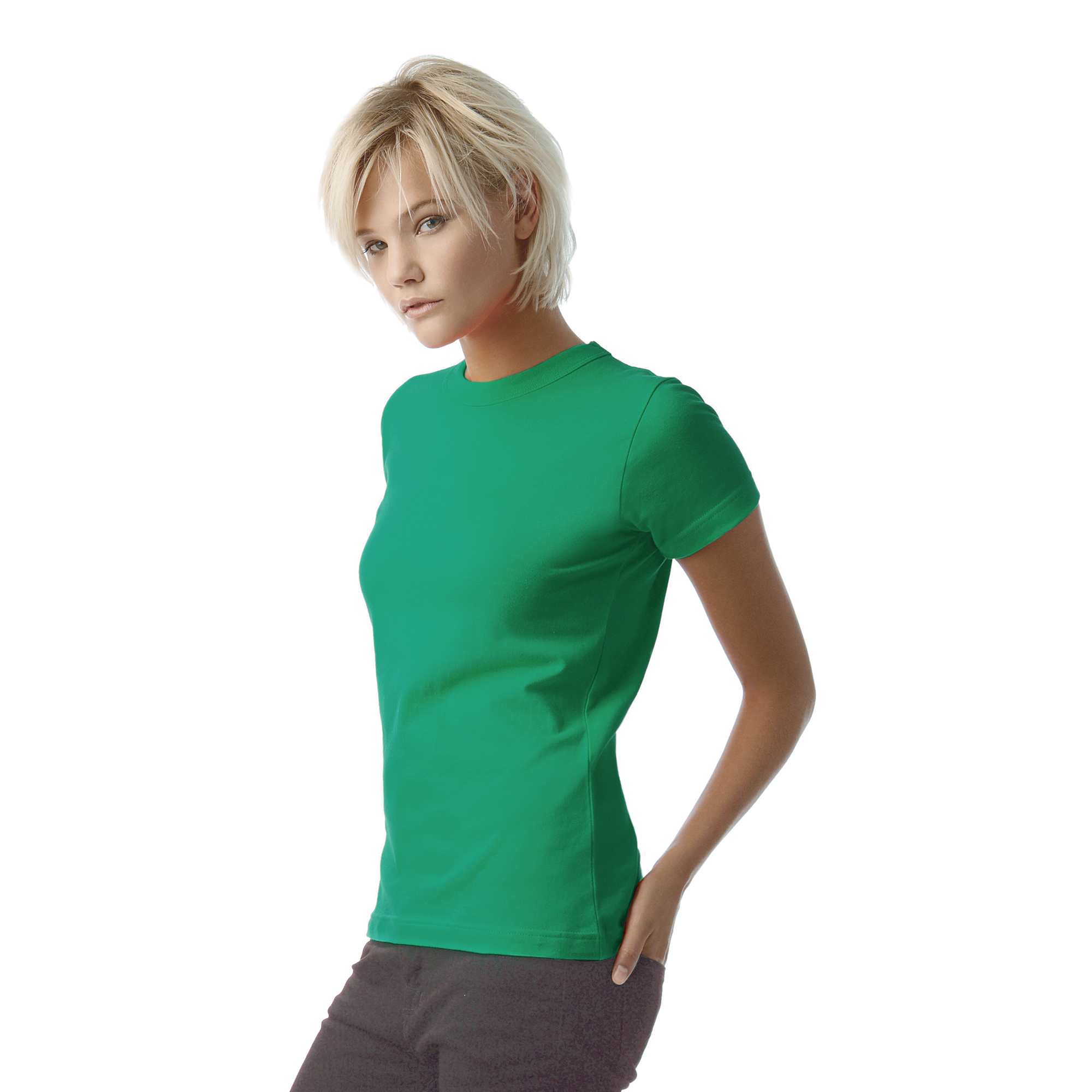 Футболка женская Exact 190/women, ярко-зеленый, L