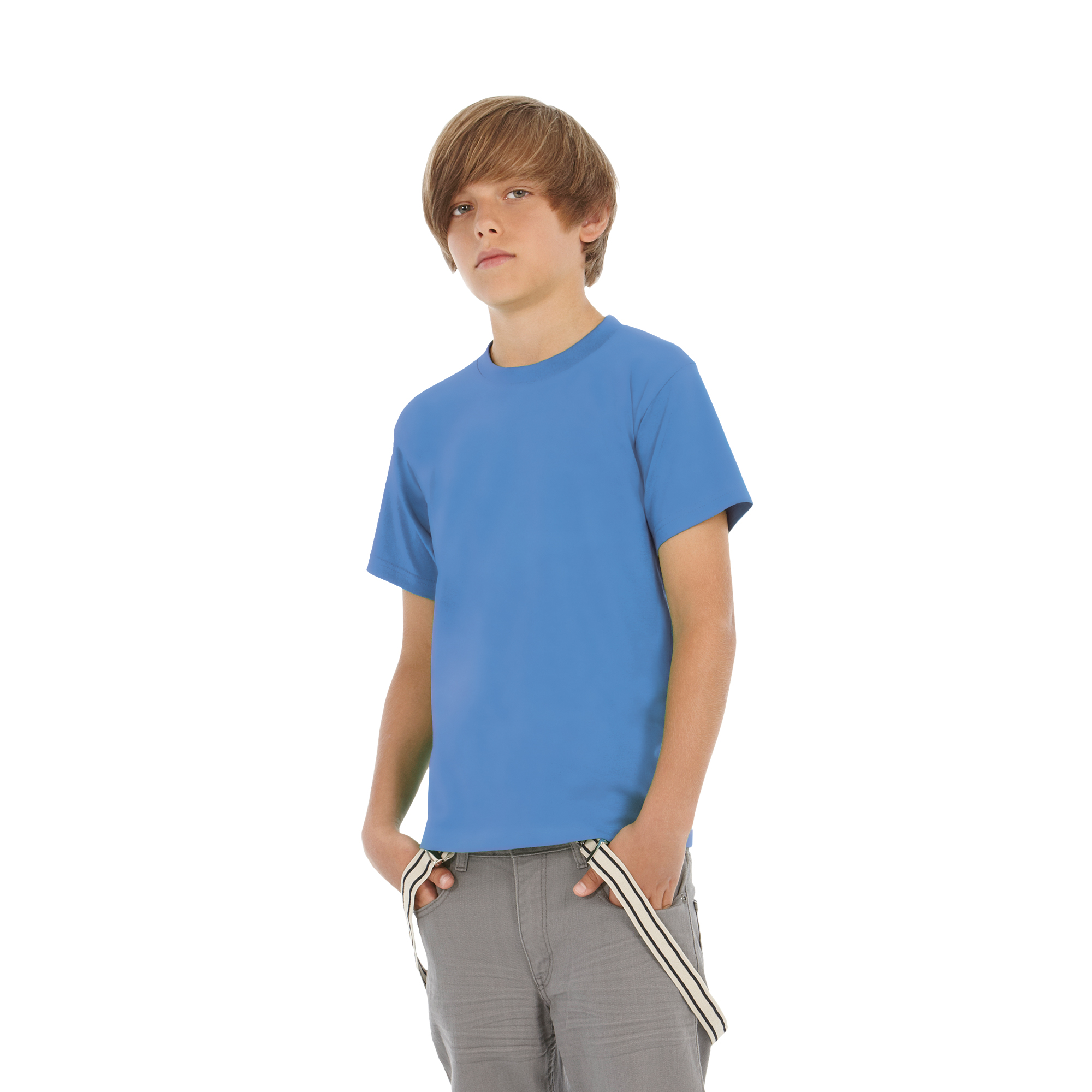 Футболка детская Exact 150/kids, лазурный, 7/8