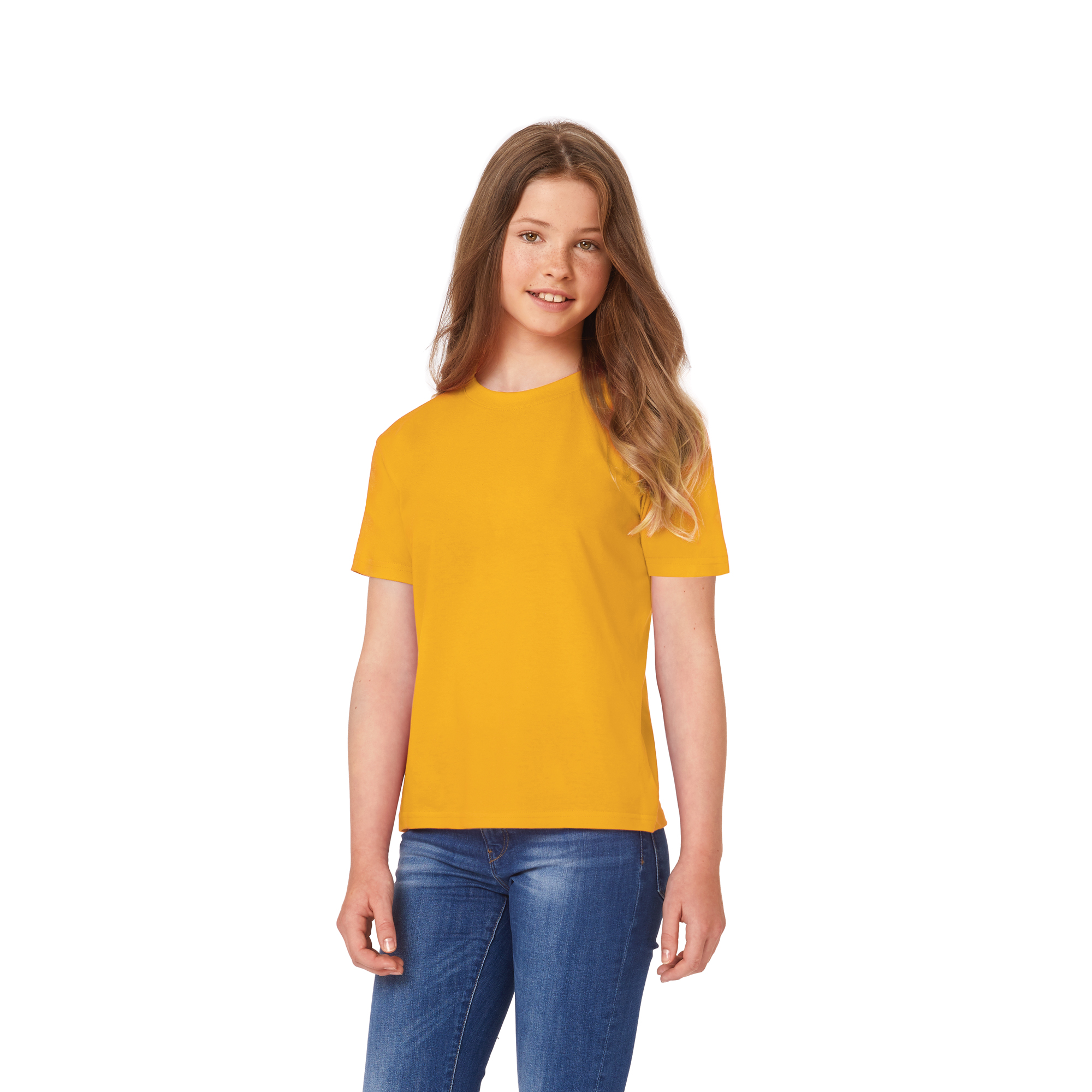 Футболка детская Exact 150/kids, желтый, 5/6