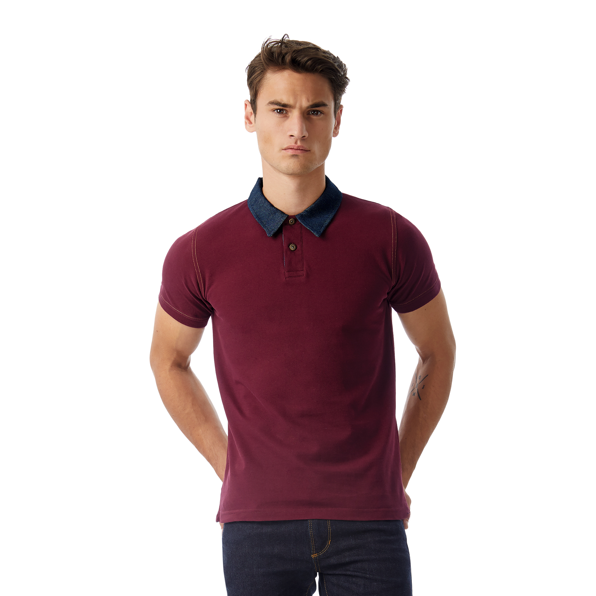 Футболка теннисная DNM Forward/men, бордовый, XL
