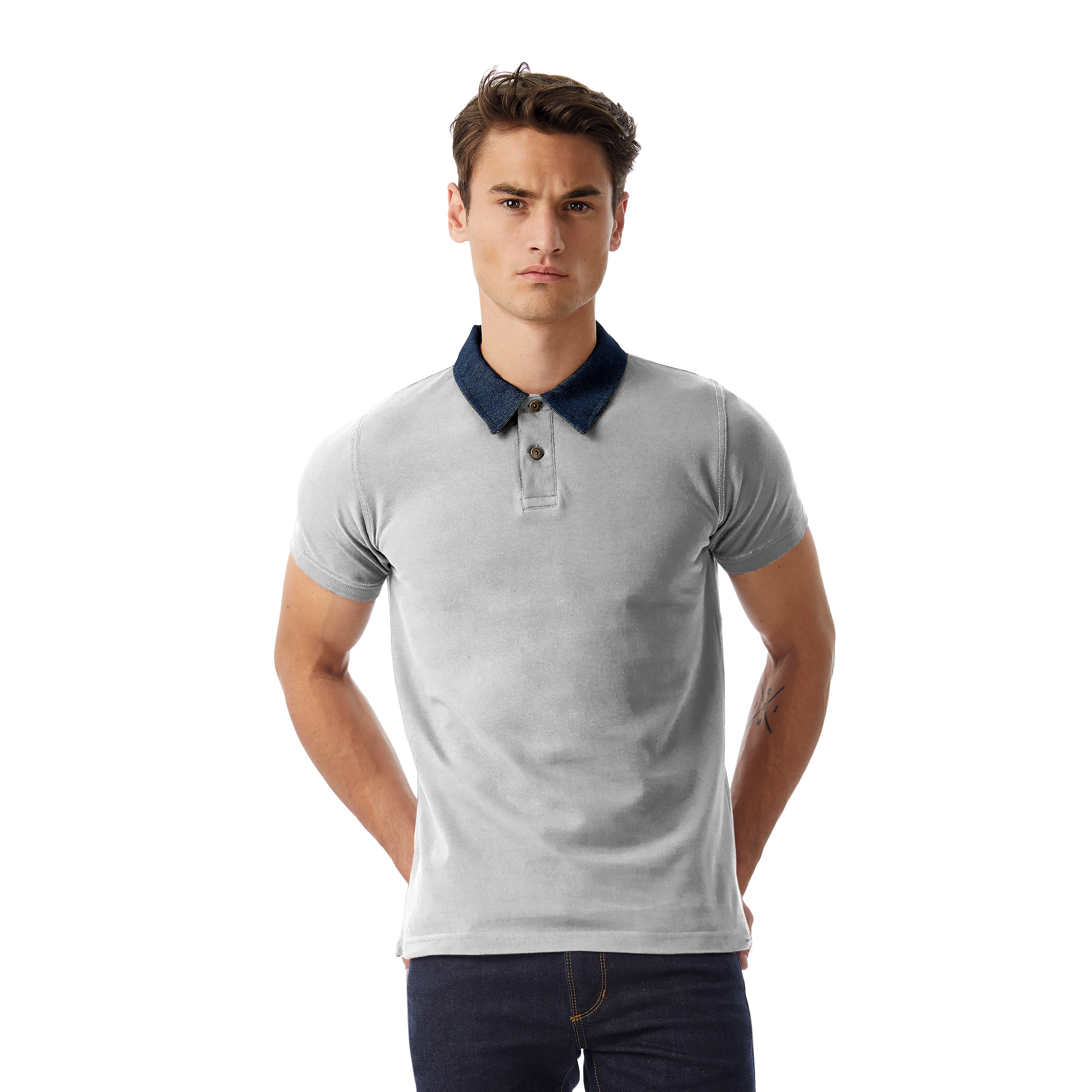 Футболка теннисная DNM Forward/men, пестрый серый, XXL