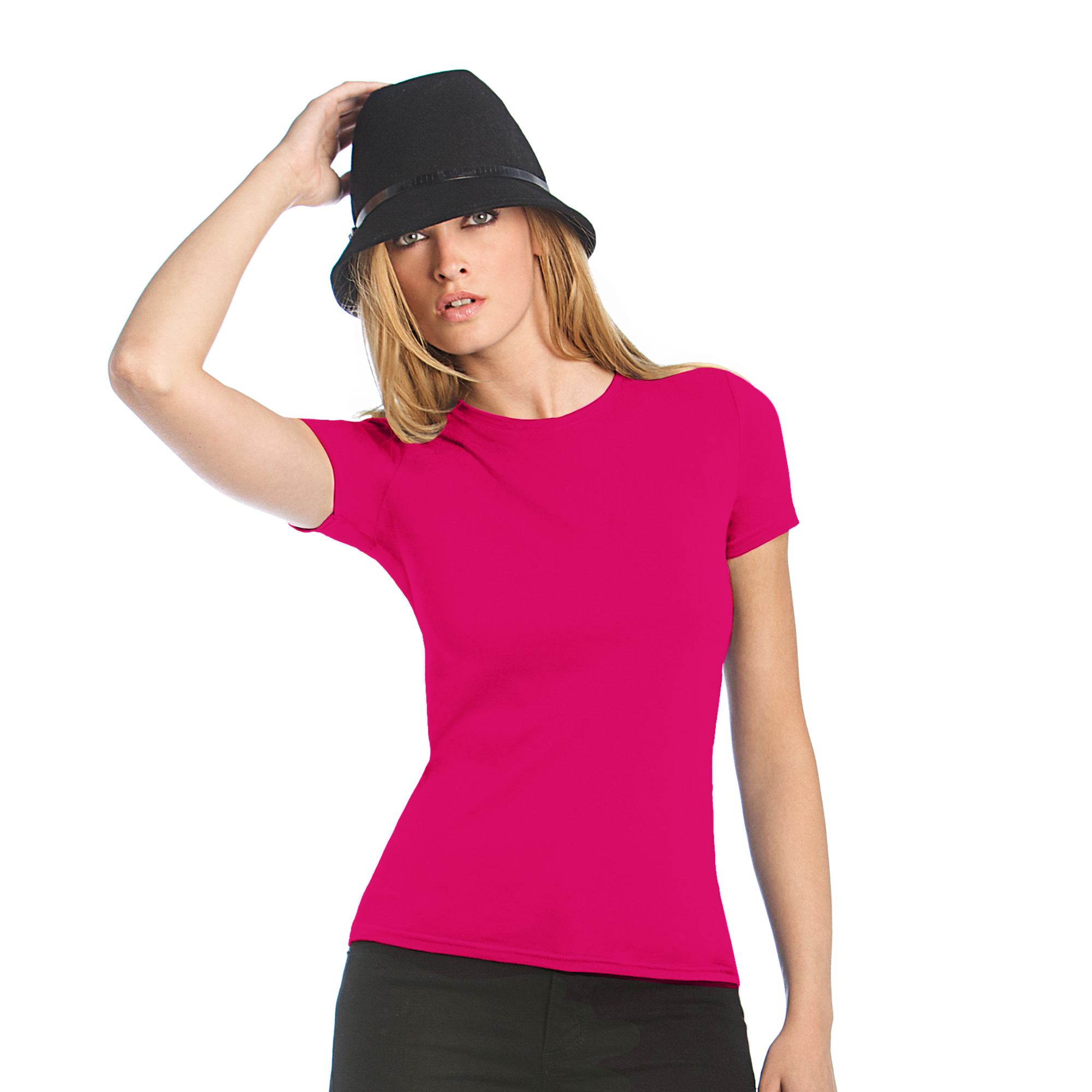 Футболка женская  Women-only, фуксия, XL