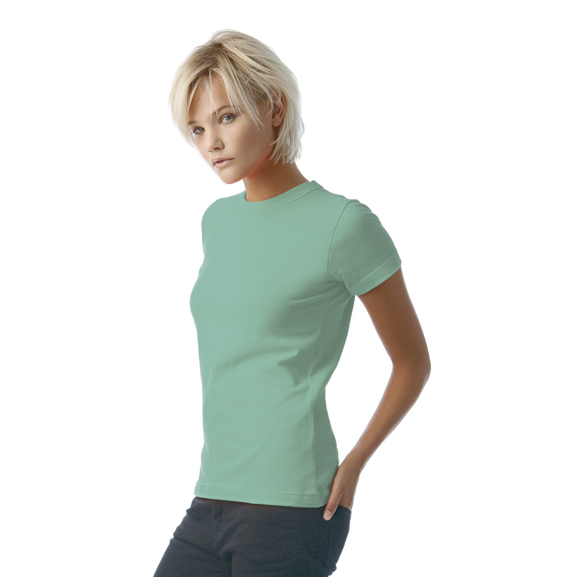 Футболка женская Exact 190/women, мятный, L