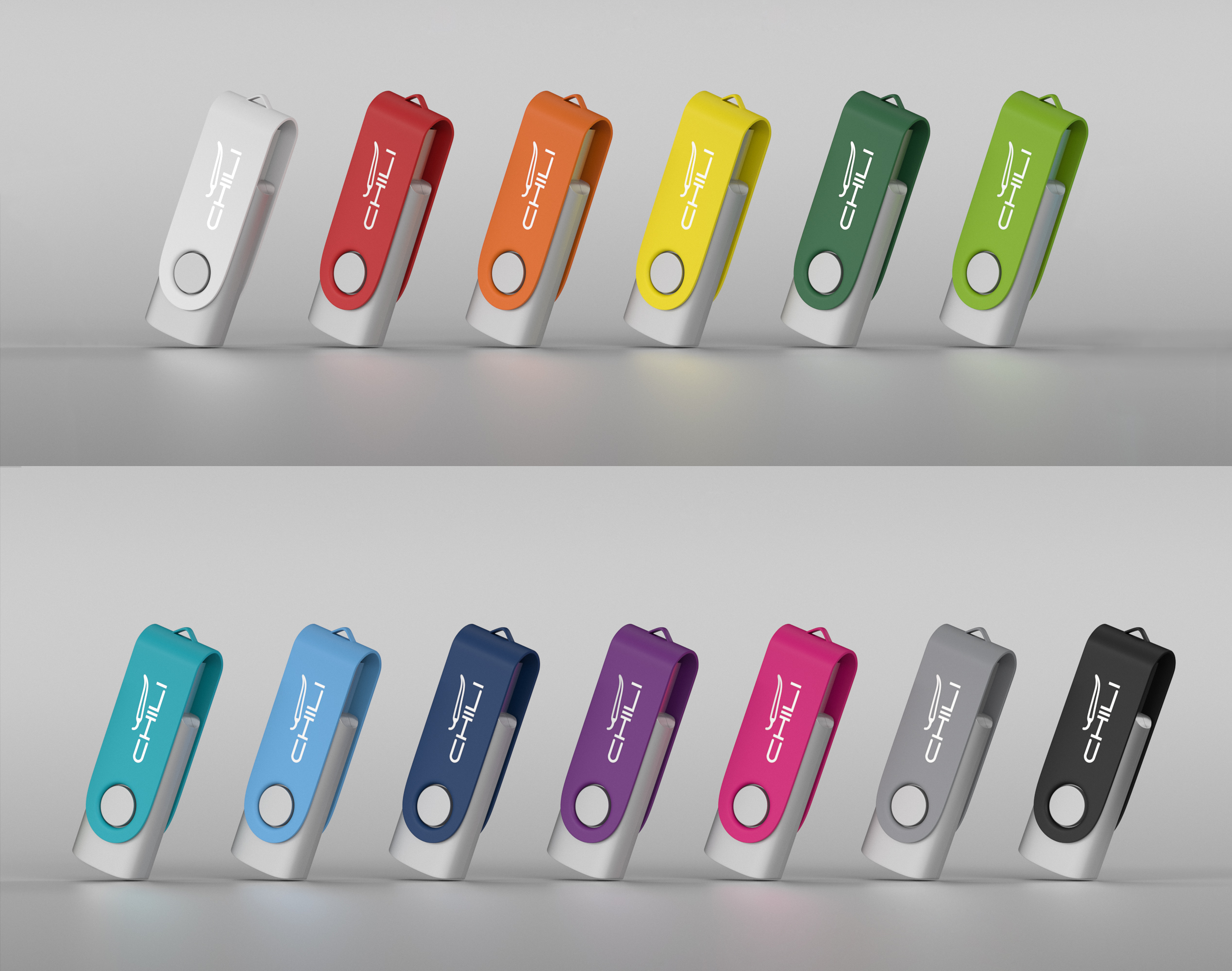 Флеш-карта "Vostok", объем памяти 16GB, покрытие soft touch#, бирюзовый