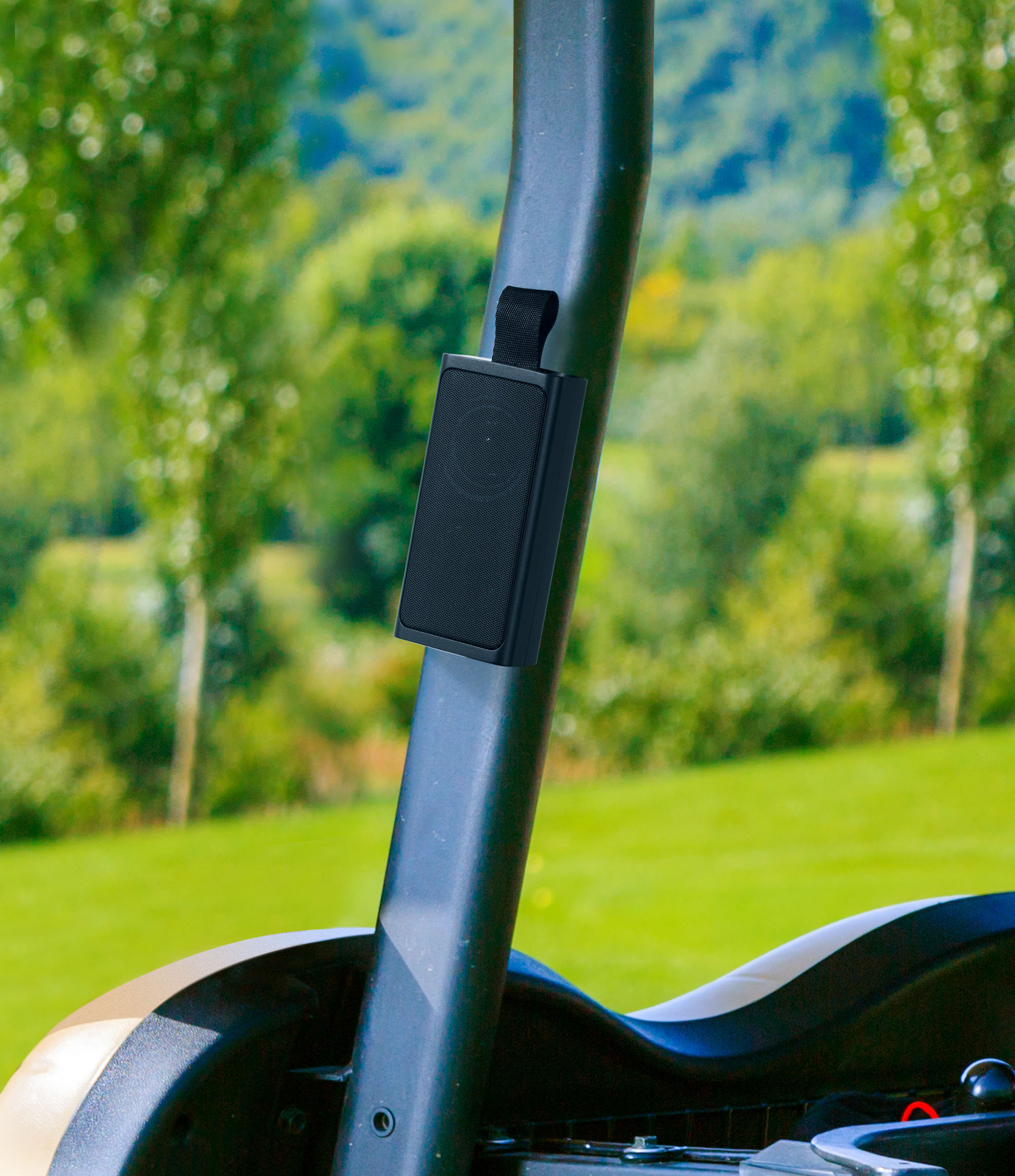 Bluetooth колонка "Vibe" 5Вт с фонариком и магнитным креплением, черный