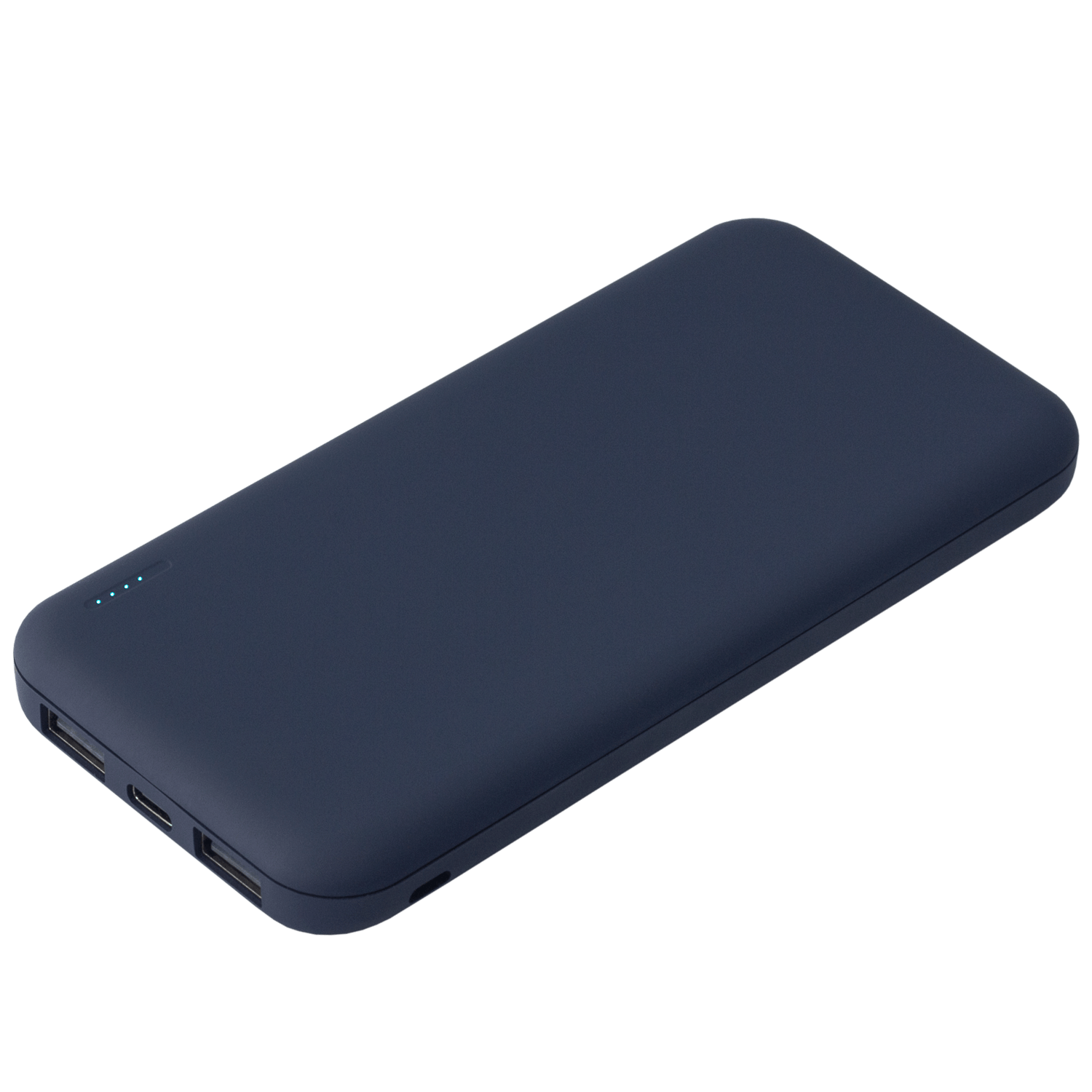 Внешний аккумулятор с подсветкой Люче (Luce) 10000 mAh, синий