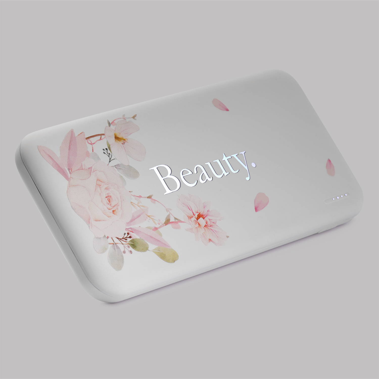 Внешний аккумулятор с подсветкой Люче (Luce) 10000 mAh, белый