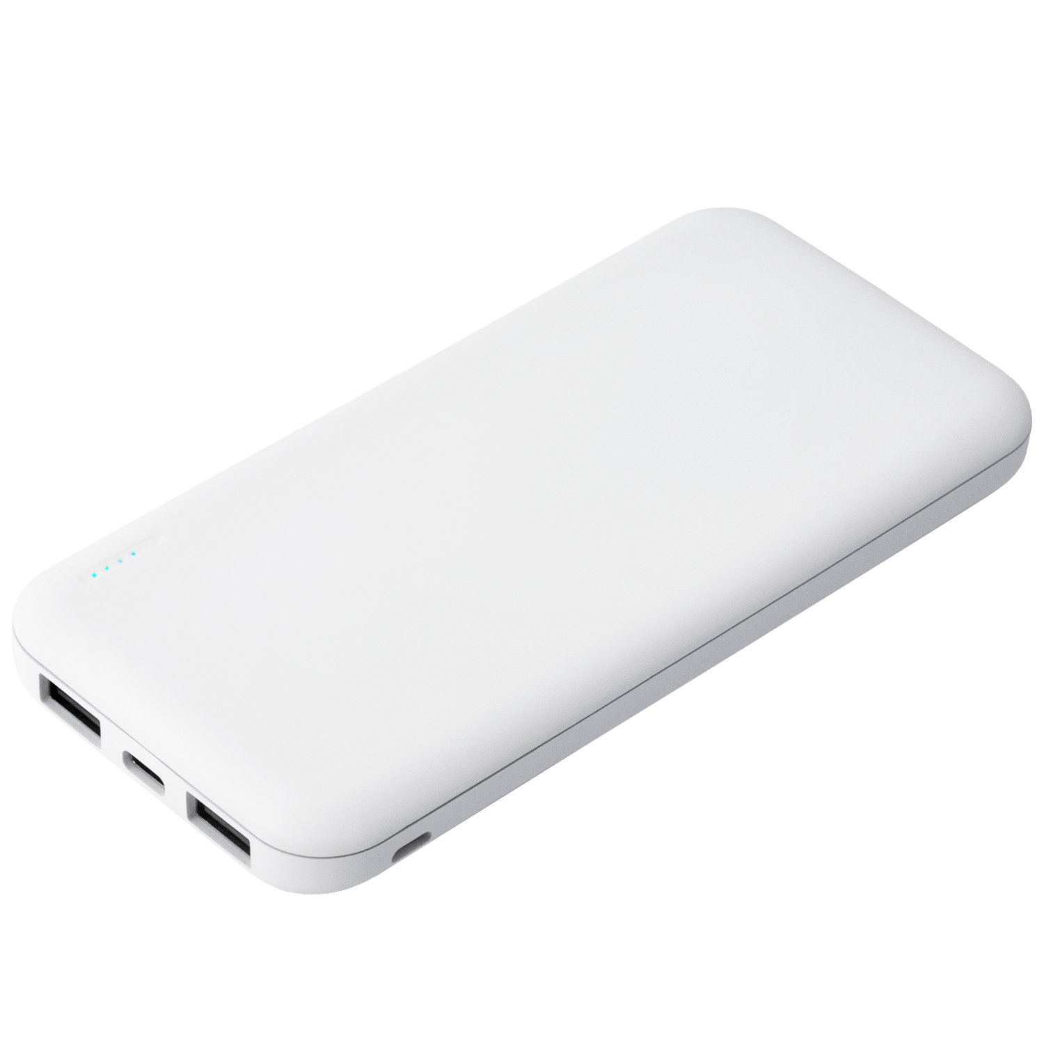 Внешний аккумулятор с подсветкой Люче (Luce) 10000 mAh, белый
