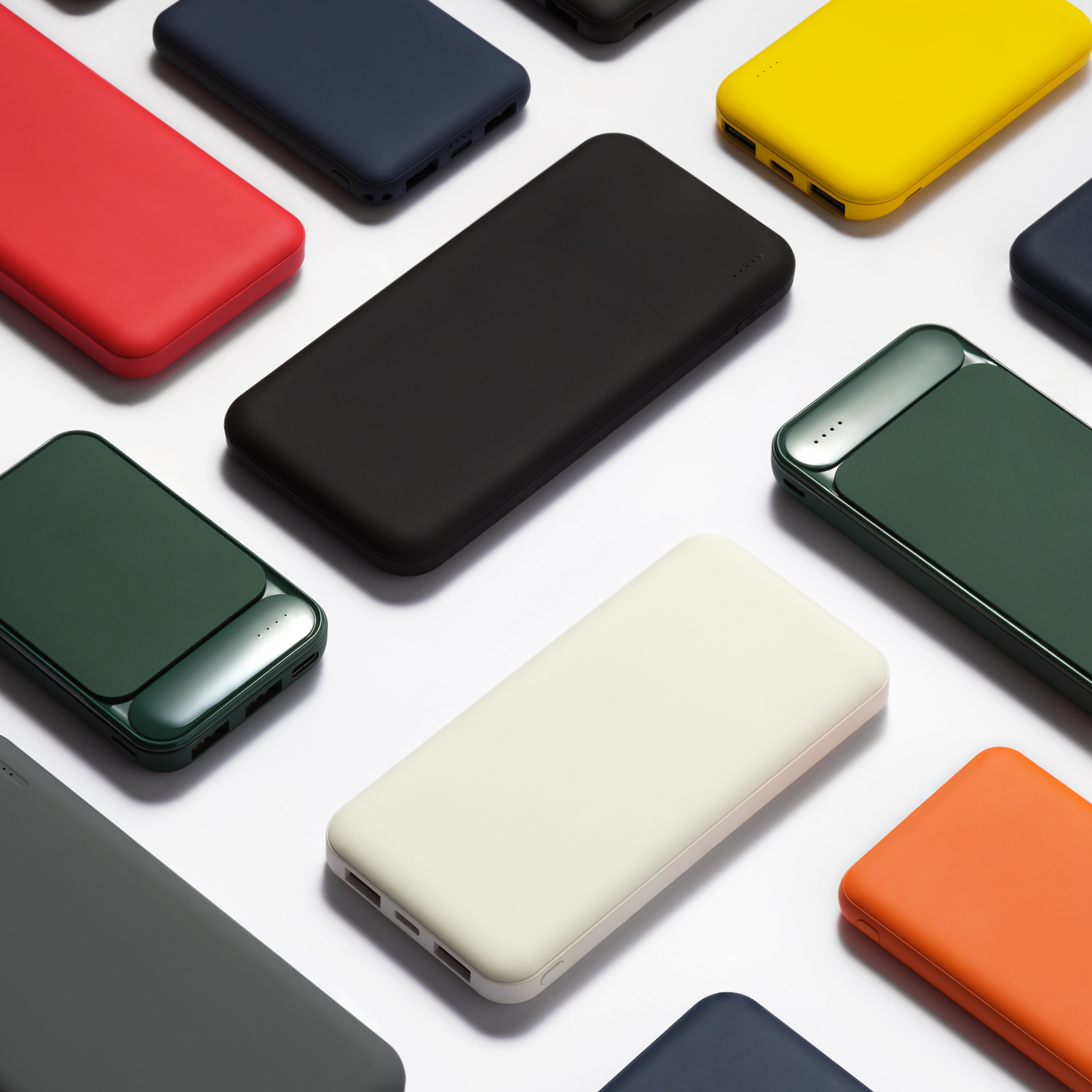Внешний аккумулятор с подсветкой Люче (Luce) 10000 mAh, черный