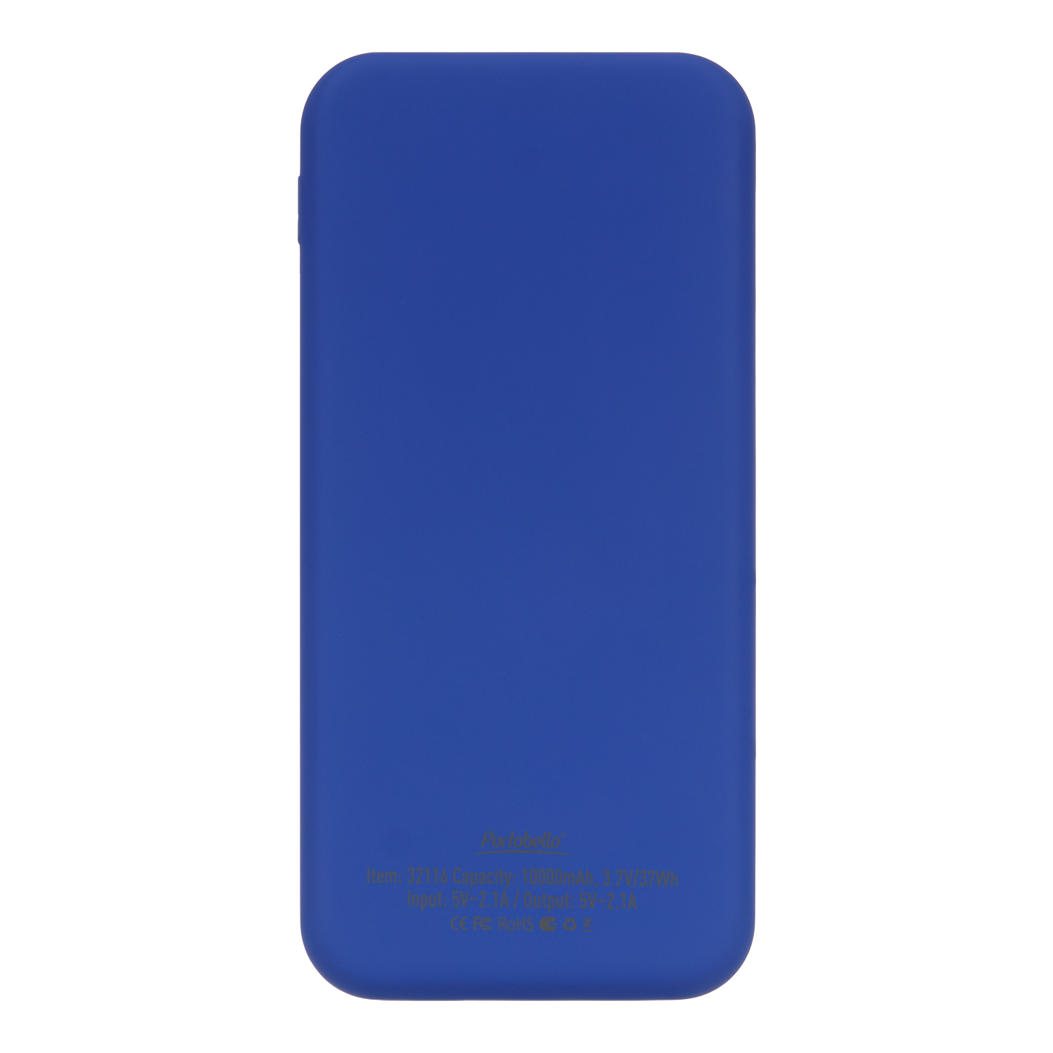 Внешний аккумулятор с подсветкой Люче Ультрамарин (Luce Ultramarine) 10000 mAh, ярко-синий