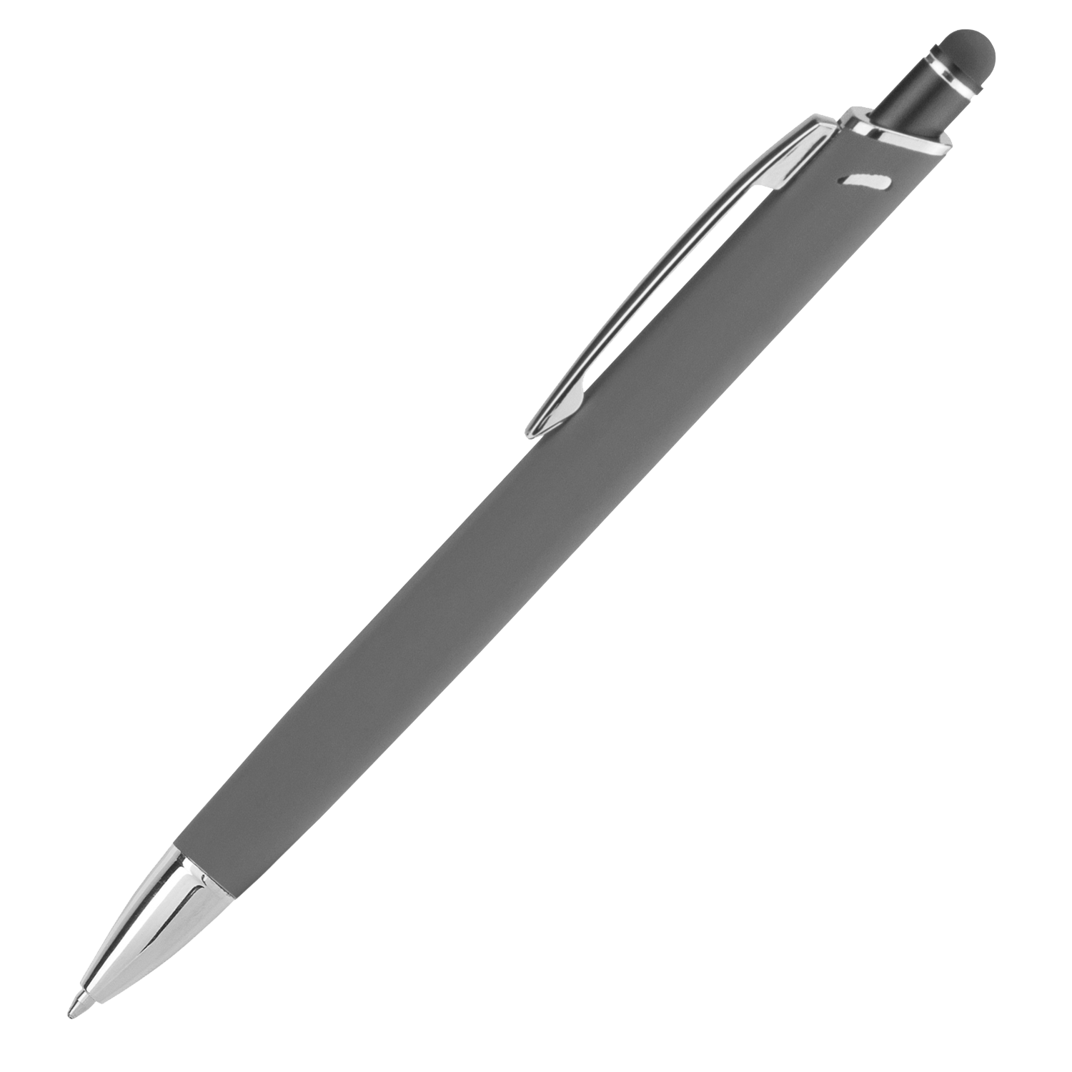Шариковая ручка Куаттро (Quattro), серая