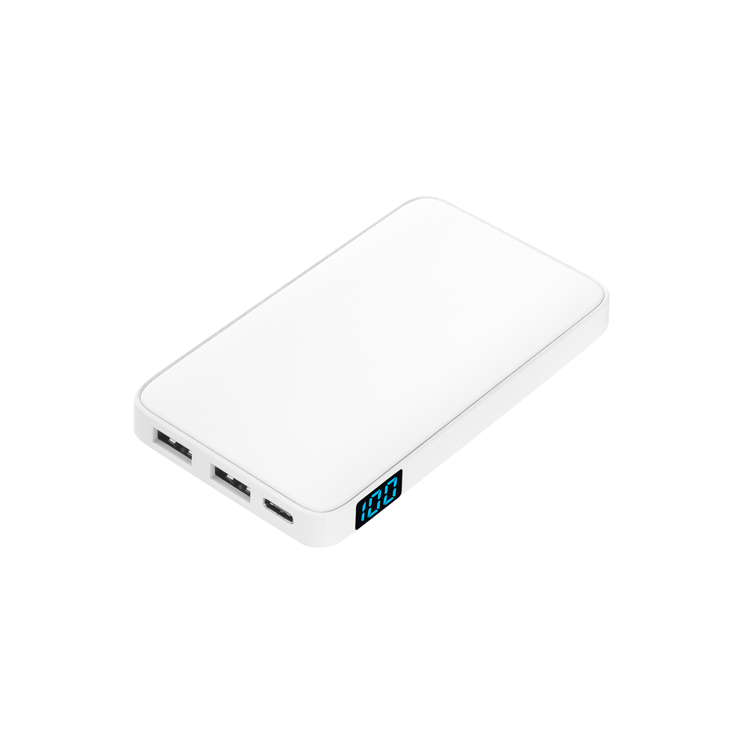 Внешний аккумулятор с подсветкой Анкор (Ancor) 5000 mAh, белый