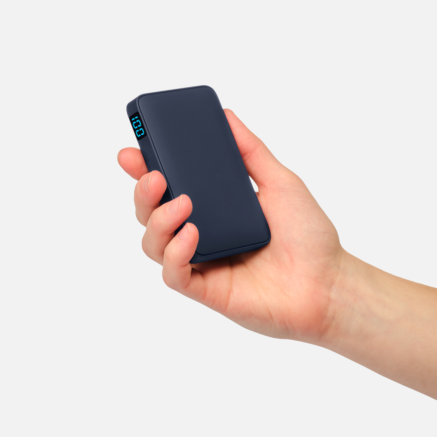 Внешний аккумулятор с подсветкой Анкор (Ancor) 5000 mAh, синий