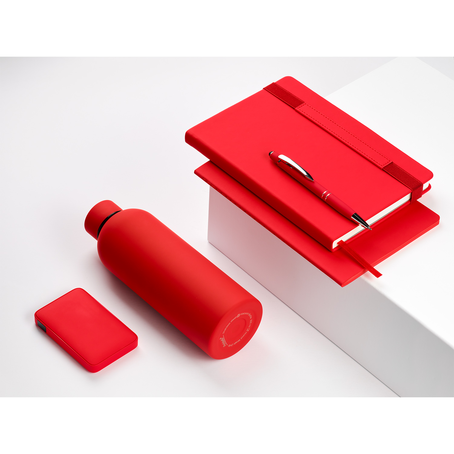 Внешний аккумулятор с подсветкой Анкор (Ancor) 5000 mAh, красный
