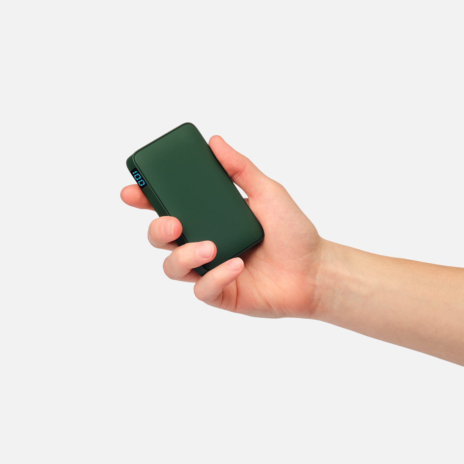 Внешний аккумулятор с подсветкой Анкор (Ancor) 5000 mAh, зеленый
