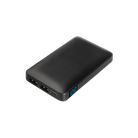 Внешний аккумулятор с цветной подсветкой Анкор Макс (Ancor Max) 5000 mAh, черный