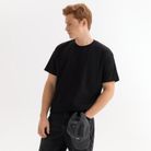 Футболка унисекс Крис (Kris), 150 гр., черная
