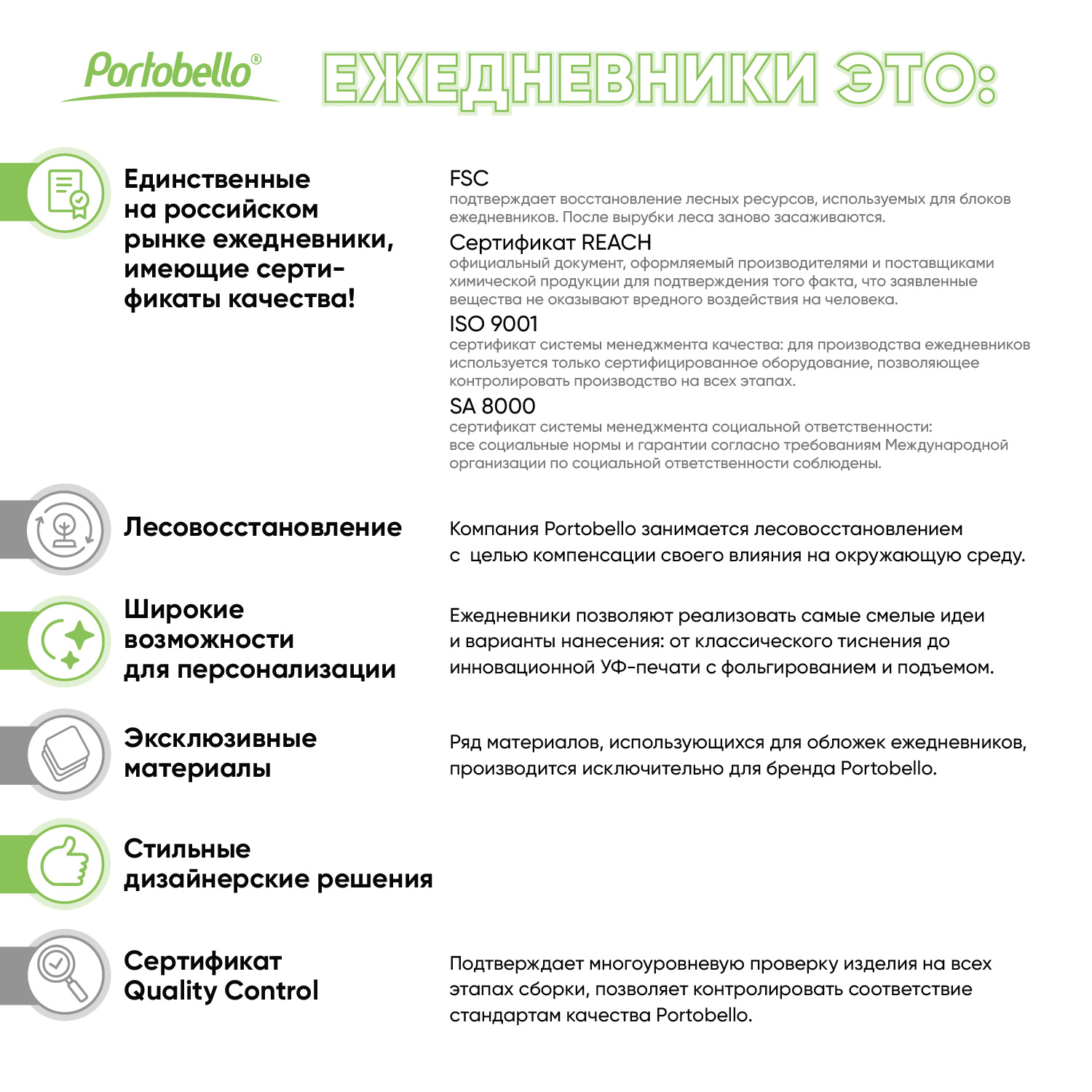 Ежедневник Спарк мини (Spark mini) A6 недатированный, зеленый