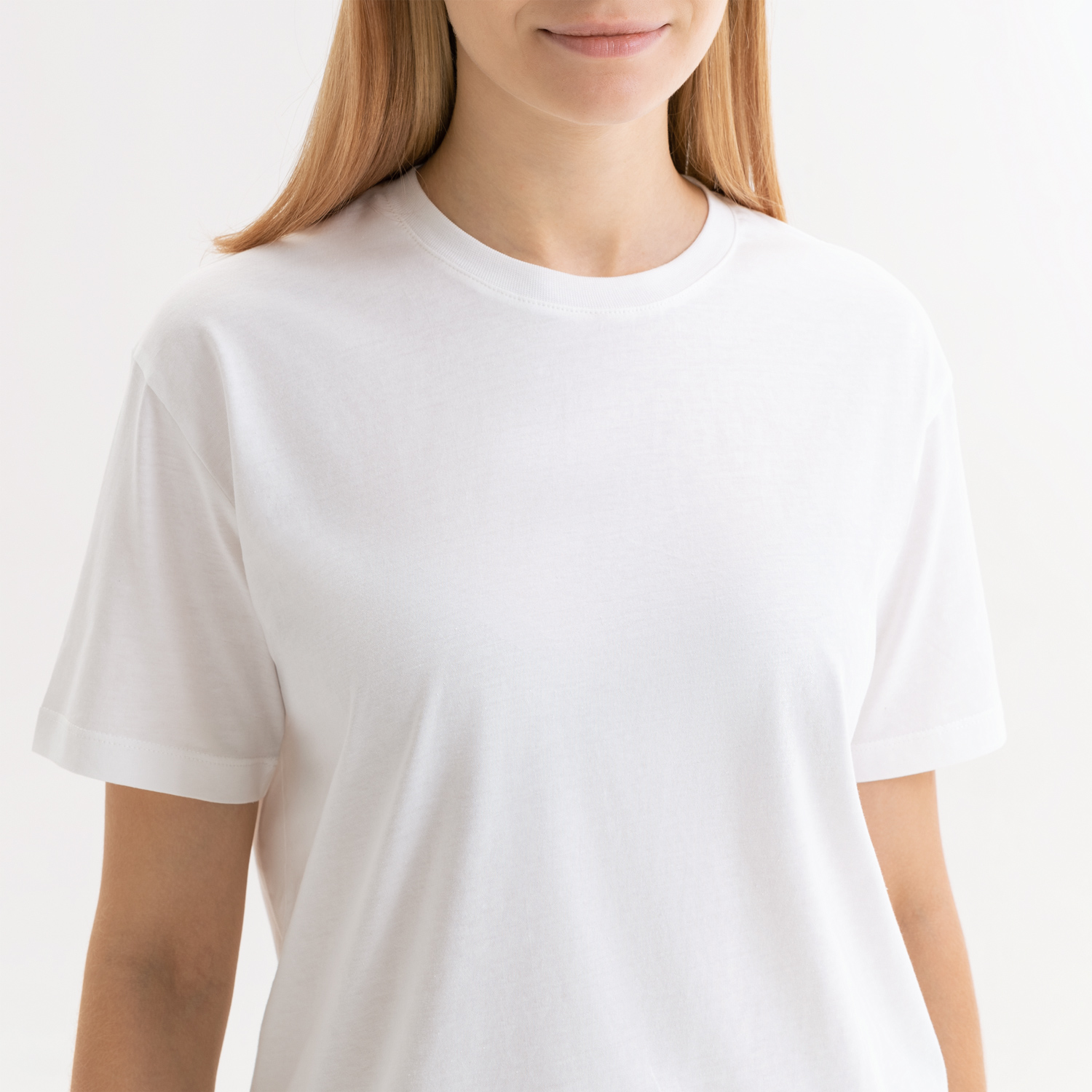 Футболка унисекс Крис (Kris), 150 гр., белая (теплого оттенка), размер XL