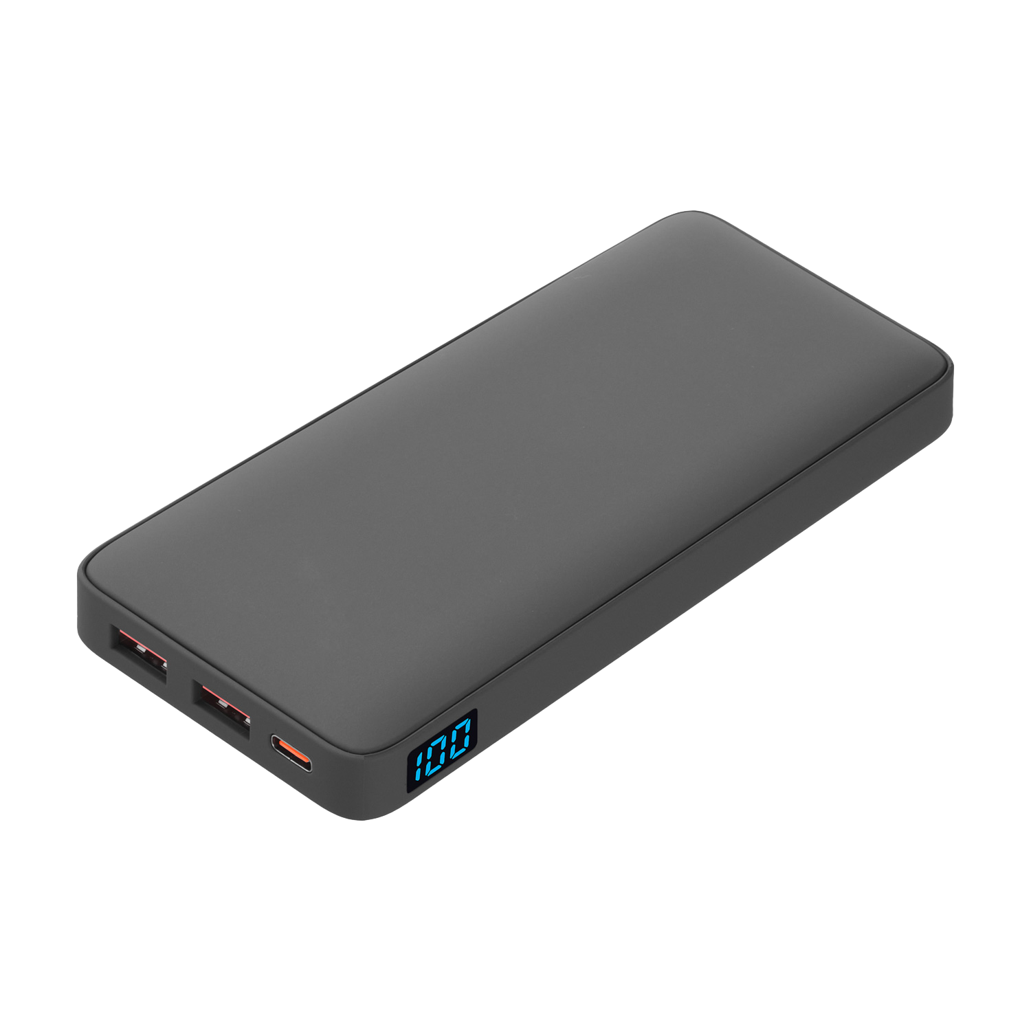 Внешний аккумулятор с подсветкой Анкор Плюс PD (Ancor PD Plus) 10000 mAh, серый
