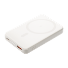 Внешний аккумулятор Ларго PD (Largo PD) 5000mAh с функцией беспроводной зарядки 15W, белый