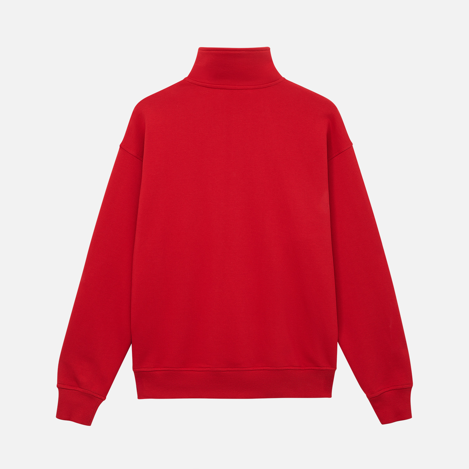 Толстовка на молнии унисекс Флоу (Flow), красная, размер XL/2XL